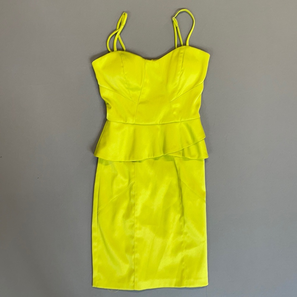 Lime green XOXO dress